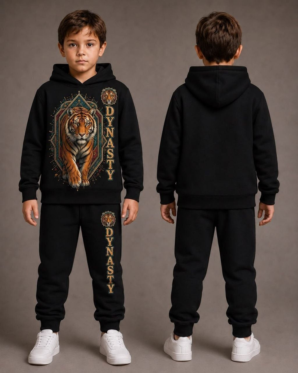 DYNASTY Kaplan Siyah Ön Arka